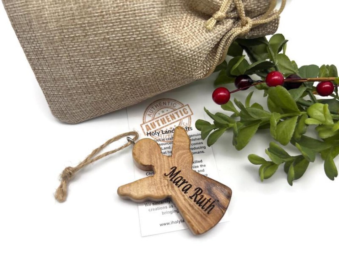 Produktbild von Holz Schutzengel Schulanfang Glücksbringer Prüfung Schutzengel