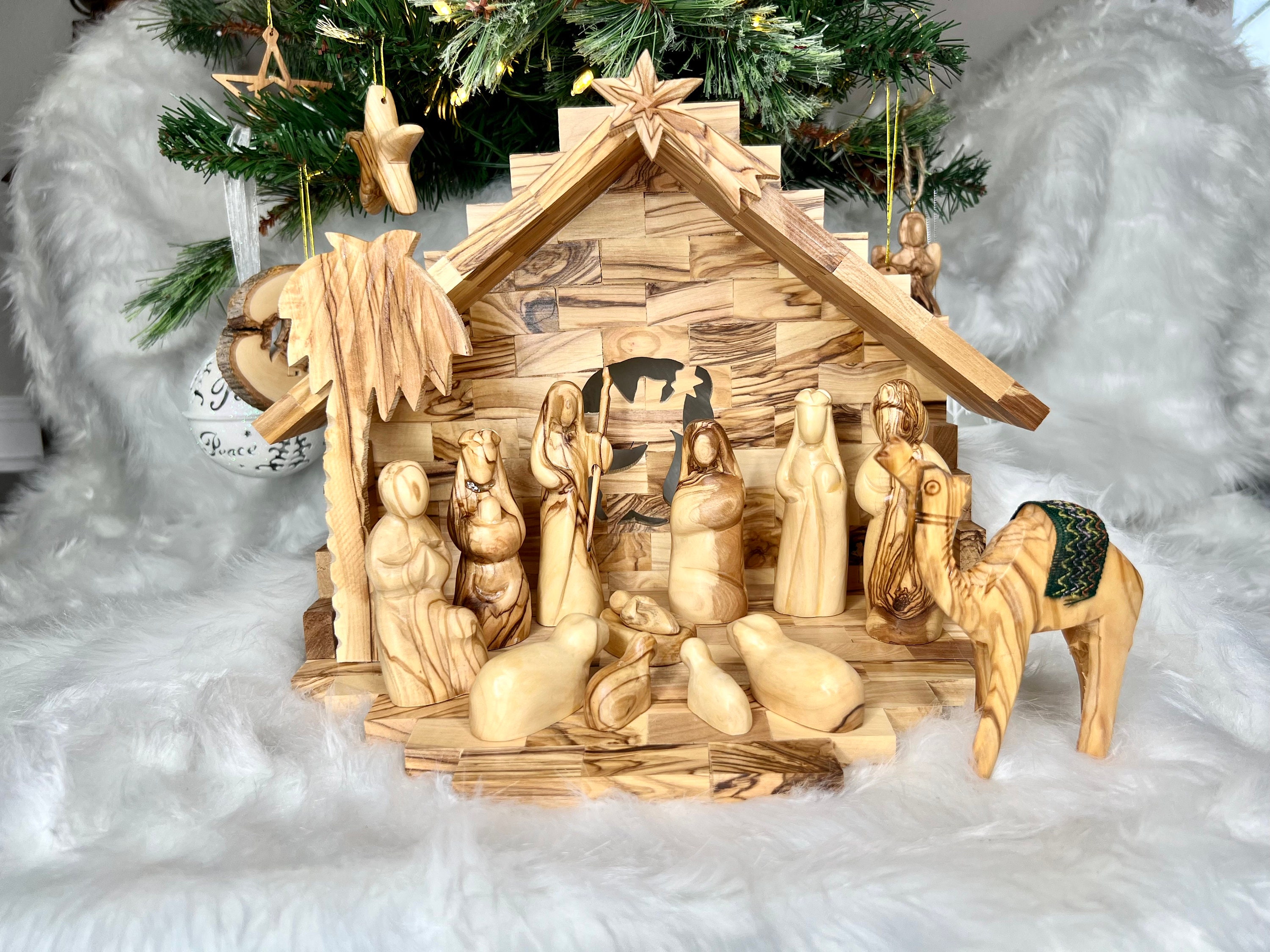 【週末限定お値下げ】ドイツ　エルツ　木製オブジェ　キリスト誕生 週末限定お値下げ】ドイツ エルツ 木製オブジェ キリスト誕生 週末限定
