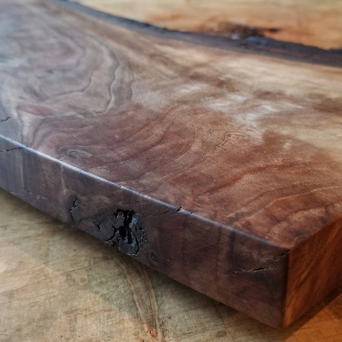 Live Edge Black Walnut Centerpiece Serving Tray Cutting Etsy