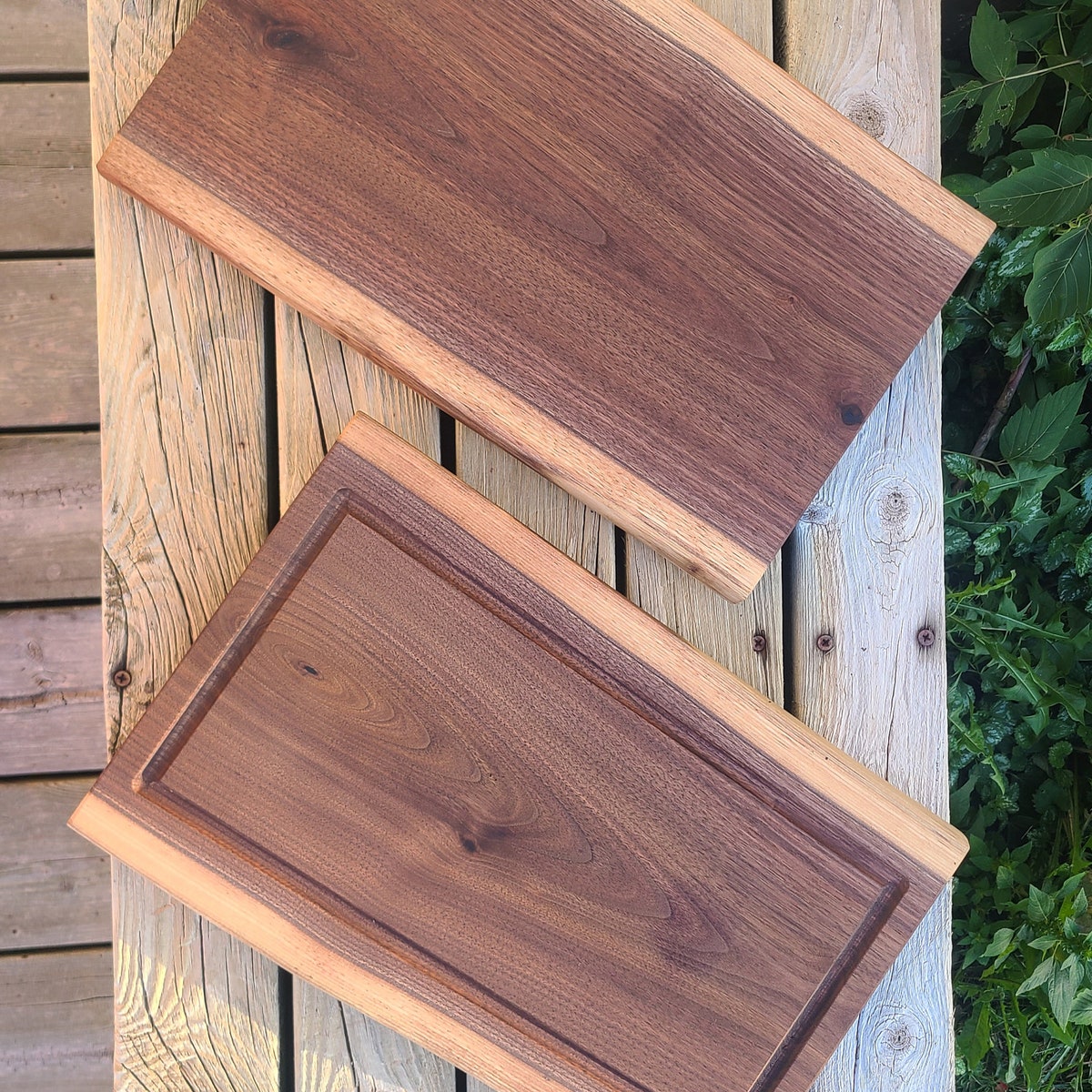 Handmade Live Edge Black Walnut Cutting Board: Rustic Charcuterie Serving Tray - Etsy