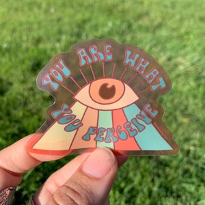 Clear You Are What You Perceive Velvet Underground 3 inch Sticker