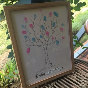 Custom Baby Shower Gender Reveal Guessing Game Tree DIY (Digital Download)