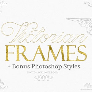 50 Victorian Photoshop Frames brushes - Baroque Frames- Victorian Fluers -Vintage Papercut frames for scrapbooking- cardmaking and more