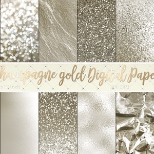 Papier numérique Champagne doré, textures champagne, champagne, champagne et or, fonds dorés, papier scrapbook, or, pack papier fête,