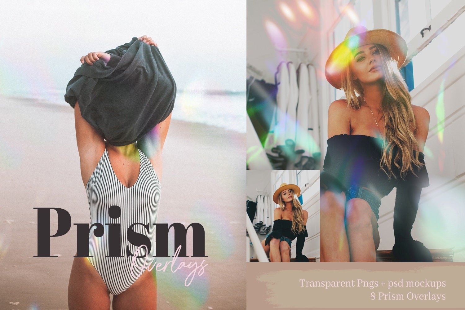 Prism Light leak overlay - Photoshop Overlays - Rainbow Overlays Light Leak Overlay- Crystal bokeh overlays- lens flare for photography