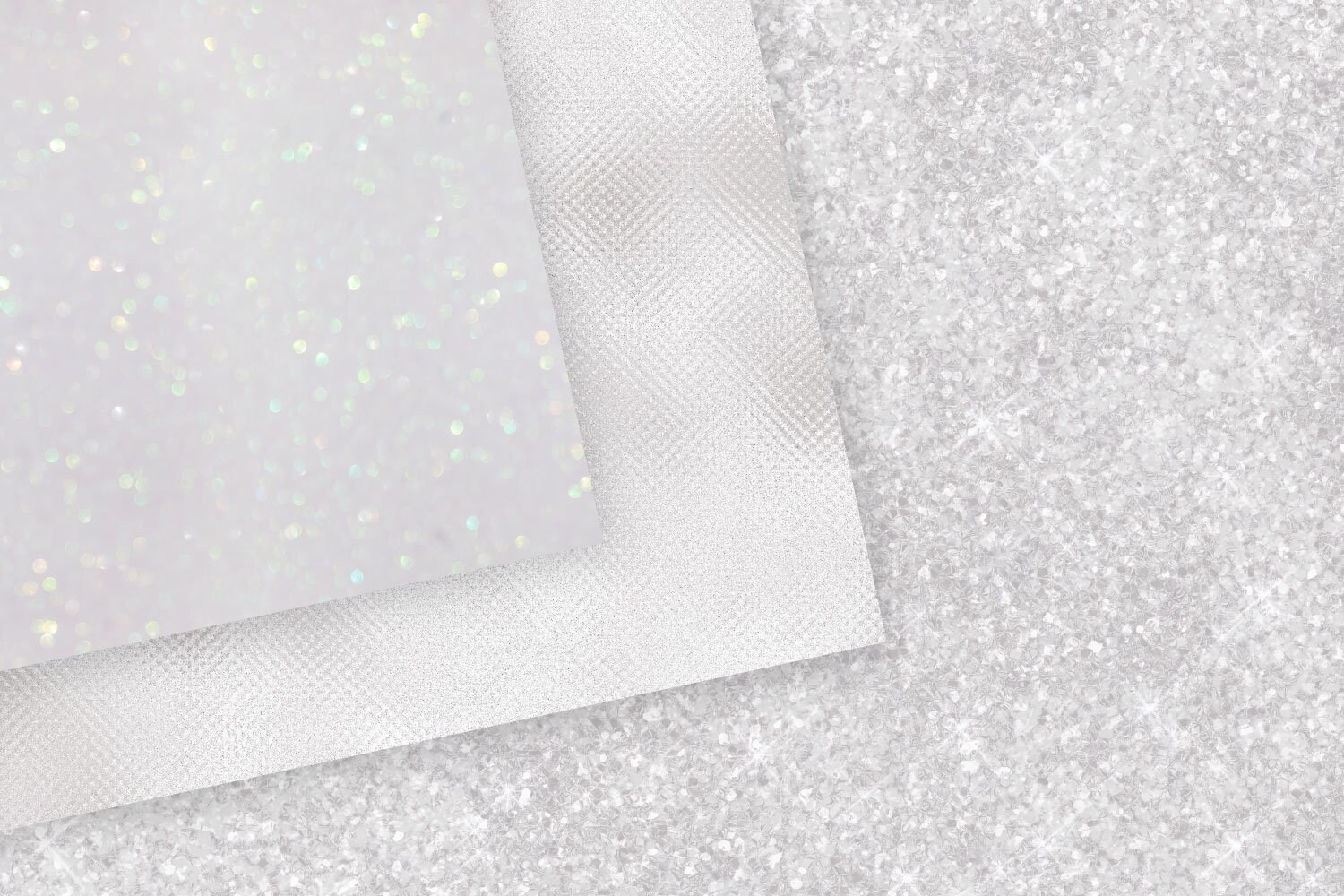 White Glitter Digital Paper WHITE BOKEH White Glitter Etsy