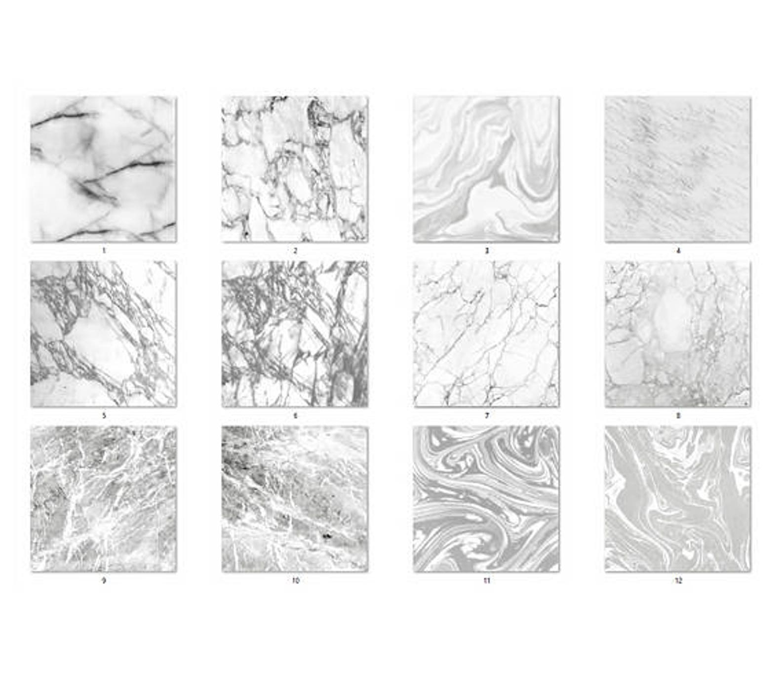 White Marble Digital Paper White Marble Paper Marble Paper Etsy