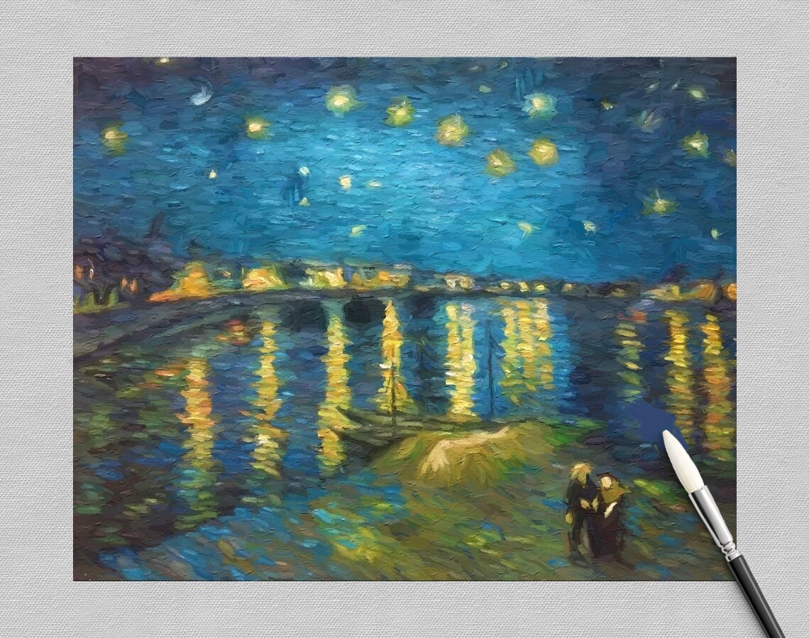 Vincent Van Gogh Brushes A Set of 60 Dynamic Etsy UK