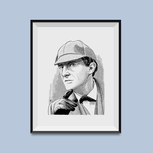 Sherlock Holmes 8&quot; x 10&quot; Print