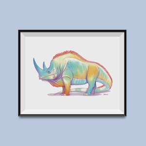 Iguanoceros 8&quot; x 10&quot; Print