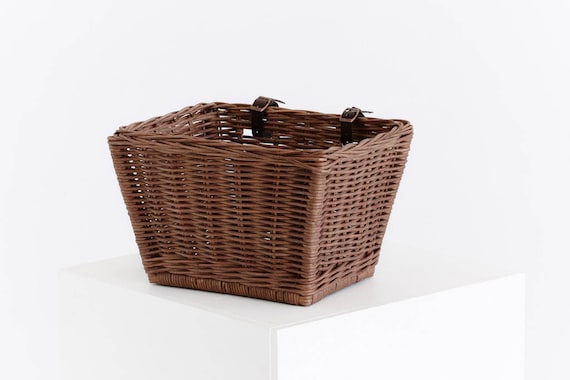 wicker bicycle baskets front