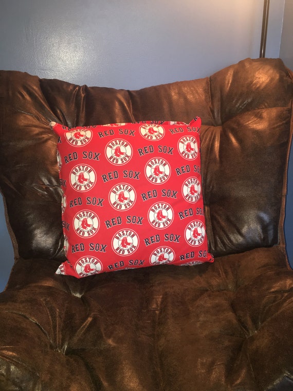 Boston Redsox Pillow Sports Pillow Man Cave Man Town Throw Etsy