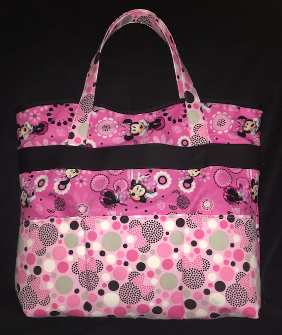 Minnie Mouse Tote hobo bag,purse,handbag,backpack,weekend bag,overnight bag,travel bag,Christmas gift,Teacher Gift,birthday Diaper Bag