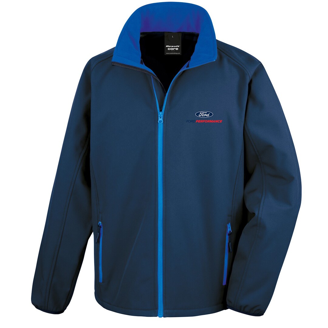 Ford Performance Men s Softshell Racing Jacket Etsy