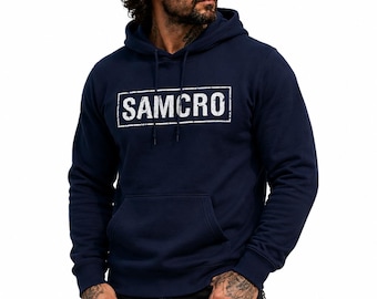 Sons of Anarchy Samcro marineblauwe hoodie voor heren