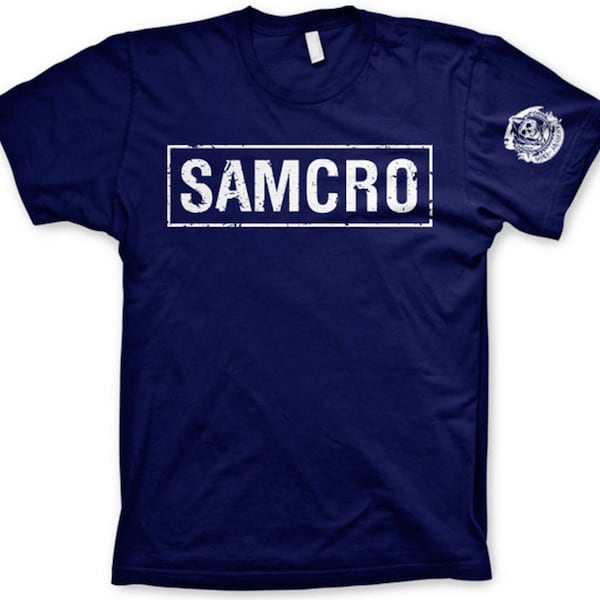 Official Sons of Anarchy Samcro Men's Navy T-Shirt
