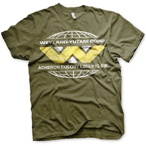 Camiseta masculina Aliens USCSS Weyland Yutani Industries
