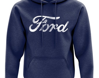 Ford Vintage Grunge Logo Men's Hoodie #3481