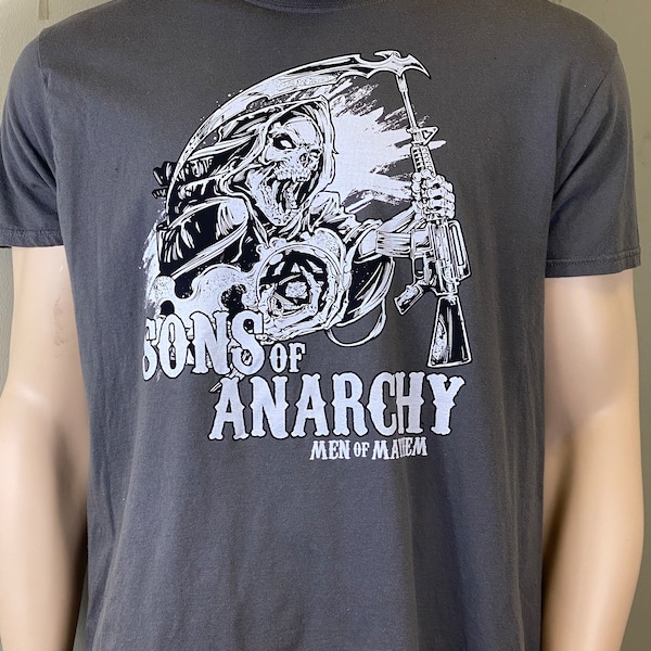 Sons of Anarchy Men of Mayhem Men's Dark Grey T-Shirt