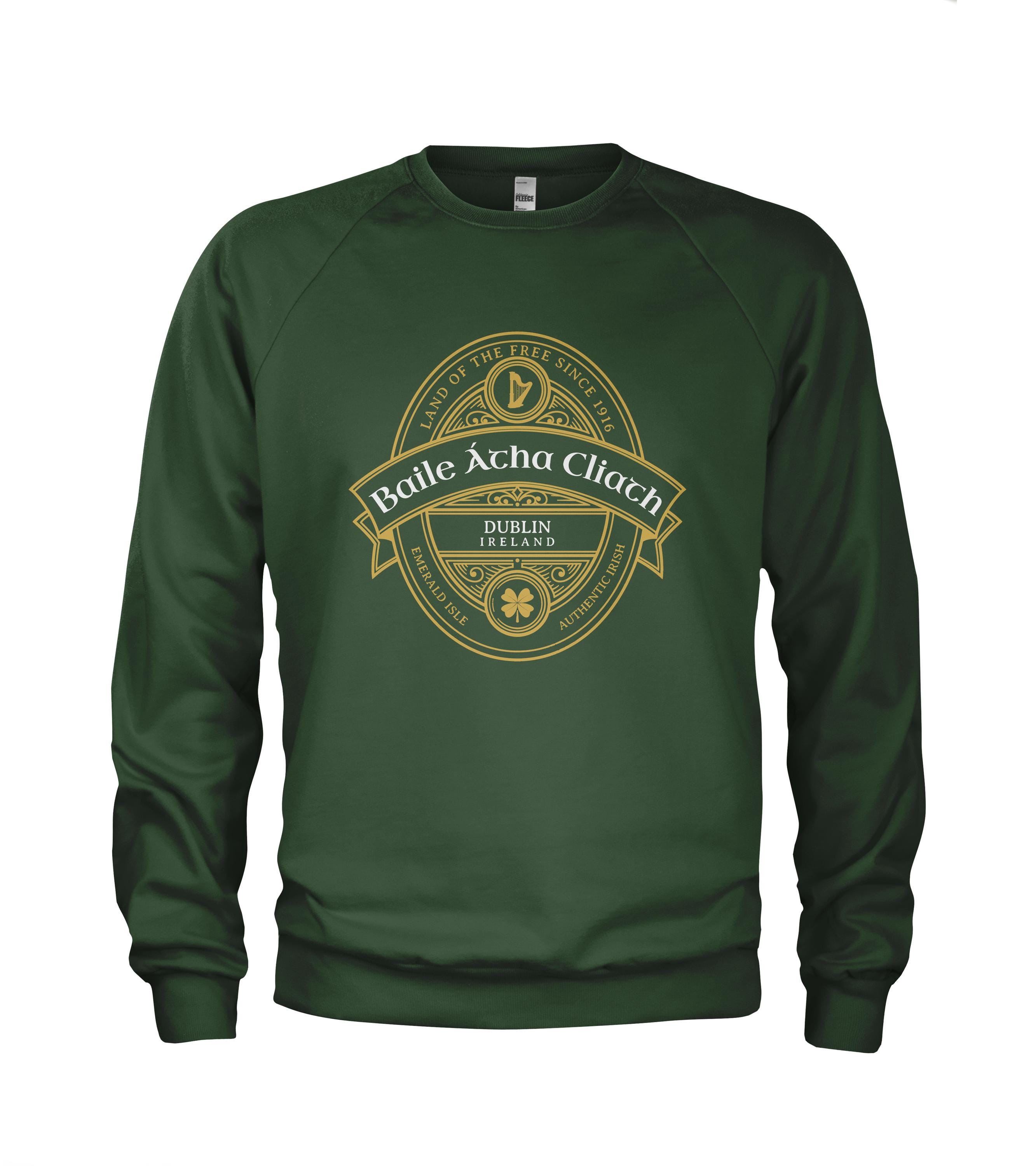 Ireland Heritage Adult Sweatshirt in College Green