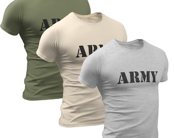 Paquete de 3 camisetas de entrenamiento Army PHYS-Ed