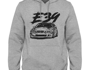 E39 Hooded Sweatshirt for Men M5 Hoodie E39 Old School Hoodie German Car Hoodie