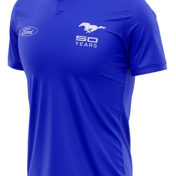 Ford Mustang Cool Polyester Polo Shirt
