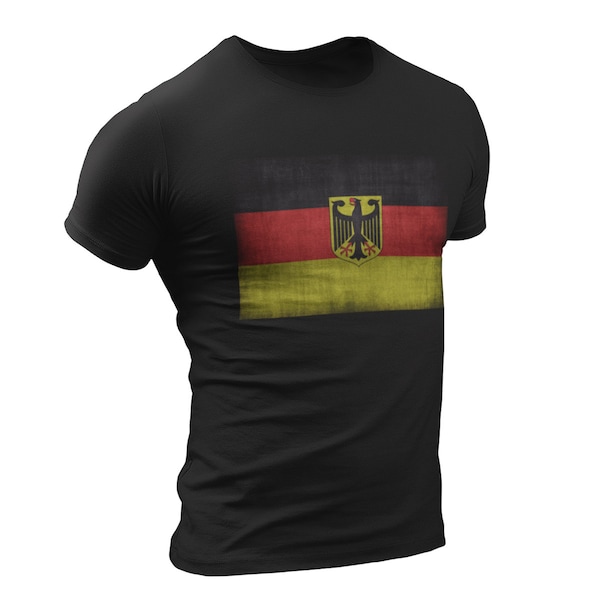 German / Deutscher Vintage Flagge / Flag Grunge Men's T-Shirt
