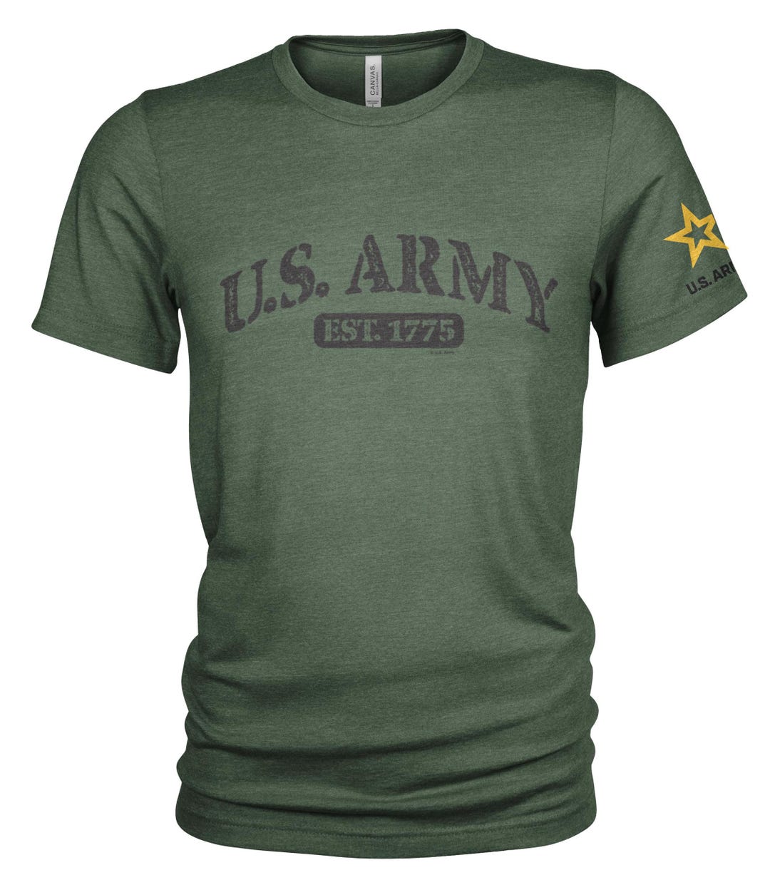 Official United States U.S. Army Mens T Shirt | Military Green 1775 Tee ...