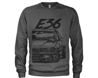 E36 Sweat pour homme M3 Auto Racing Pull E36 Pull Sweat de voiture allemande