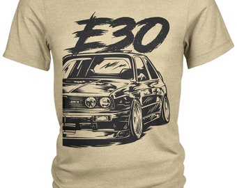 E30 M3 T-shirt homme style grunge