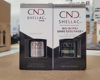 CND SHELLAC Large No Wipe Top & Base Set 15 / 12.5ml