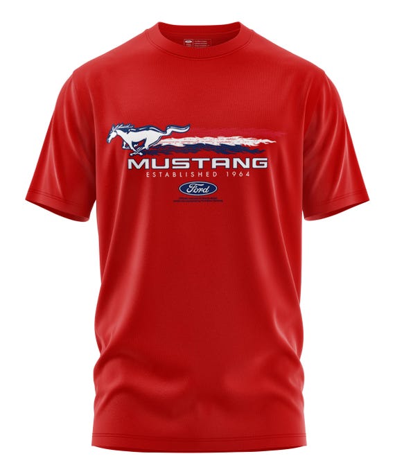 Ford Mustang T Shirt 2024 Ltd Edition 60 Years Anniversary Men's T