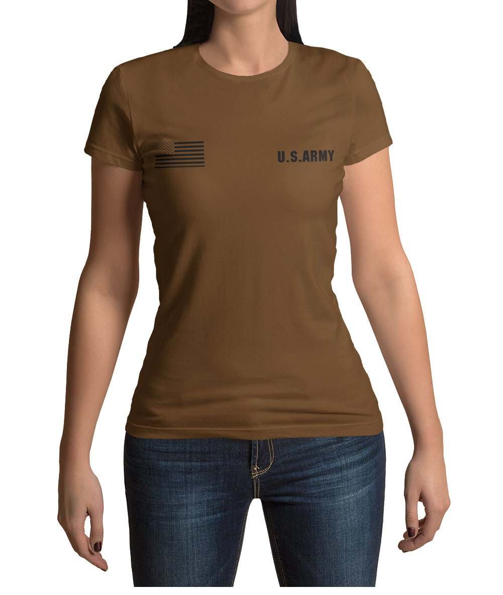 Women's Military United States Stars / Stripes Army T Shirt - Etsy
