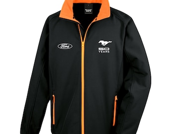 Ford Mustang 50 Years Jubilee Softshell Racing Jacket