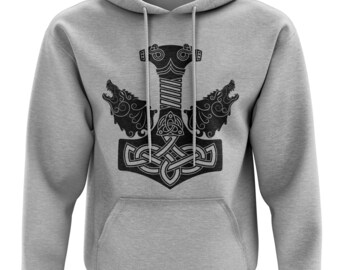 Men's Viking Hammer of Thor Asgard Hoodie