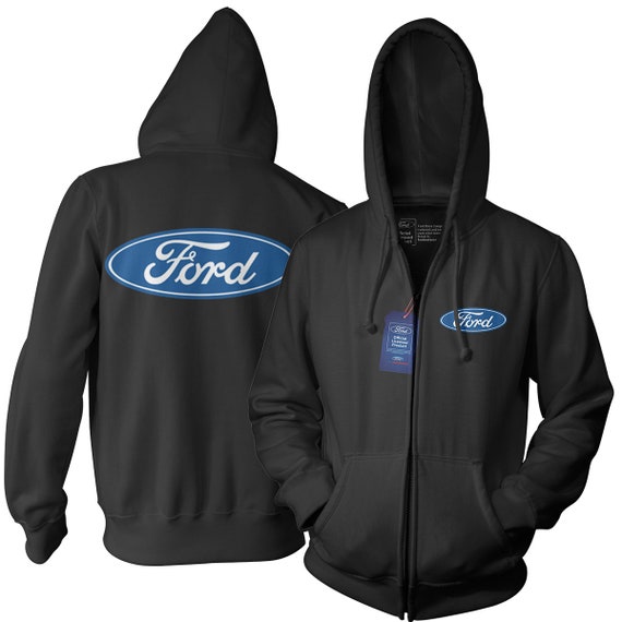 Hoodie with top zipper pouch