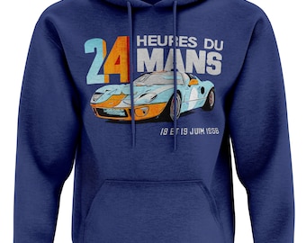 vintage 24 Heures du Mans 1966 GT Vainqueurs Sweat à capuche