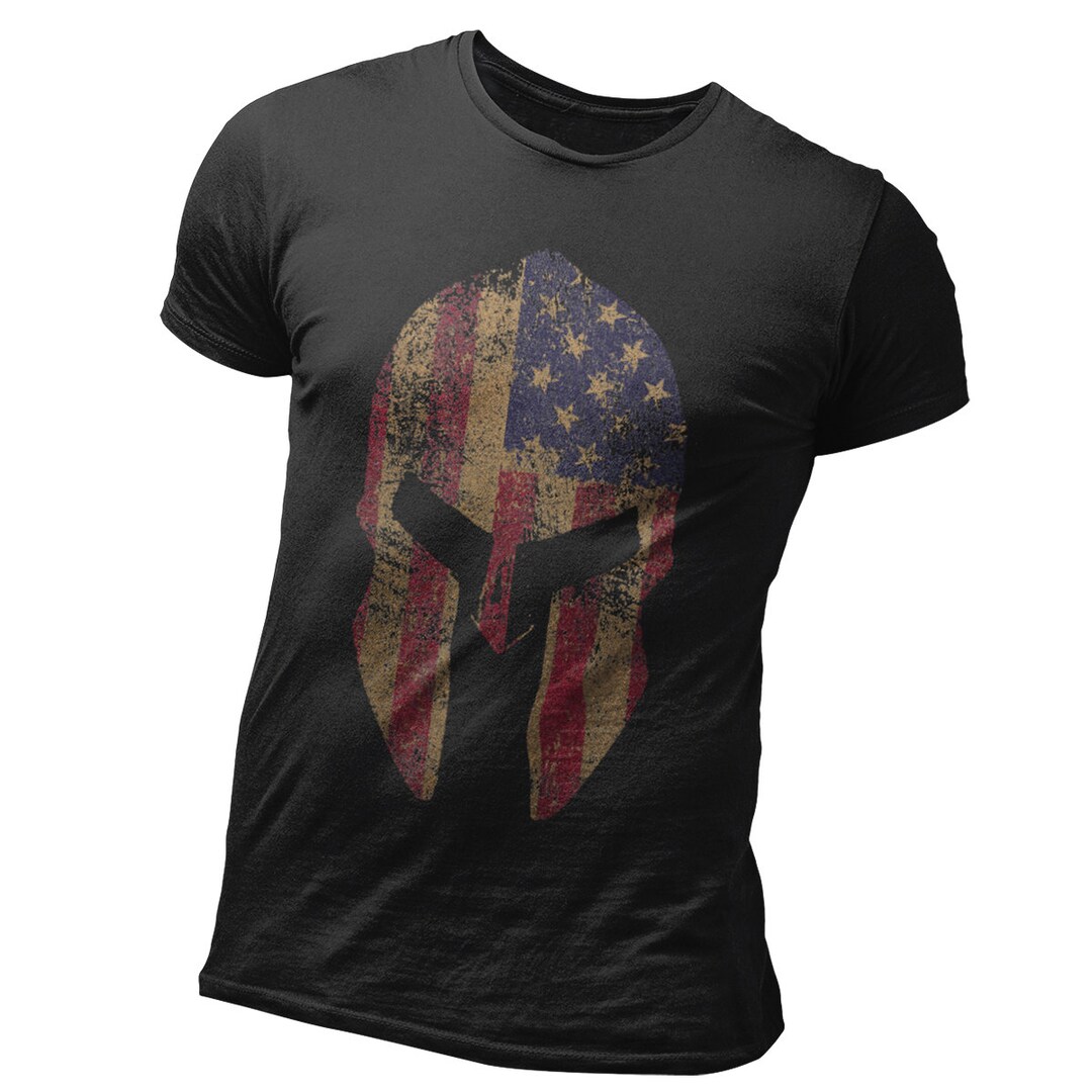 American Military Spartan SPQR Grunt Men's T-shirt - Etsy