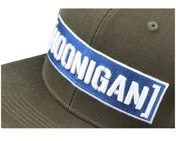 Official Hoonigan Industries Censor Bar Olive Men's Snapback Cap