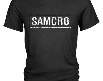 Samcro Banner Men's Black T-Shirt