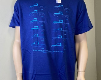 Chevy Trucks Evolution American Muscle T-shirt Dave Carey Originals