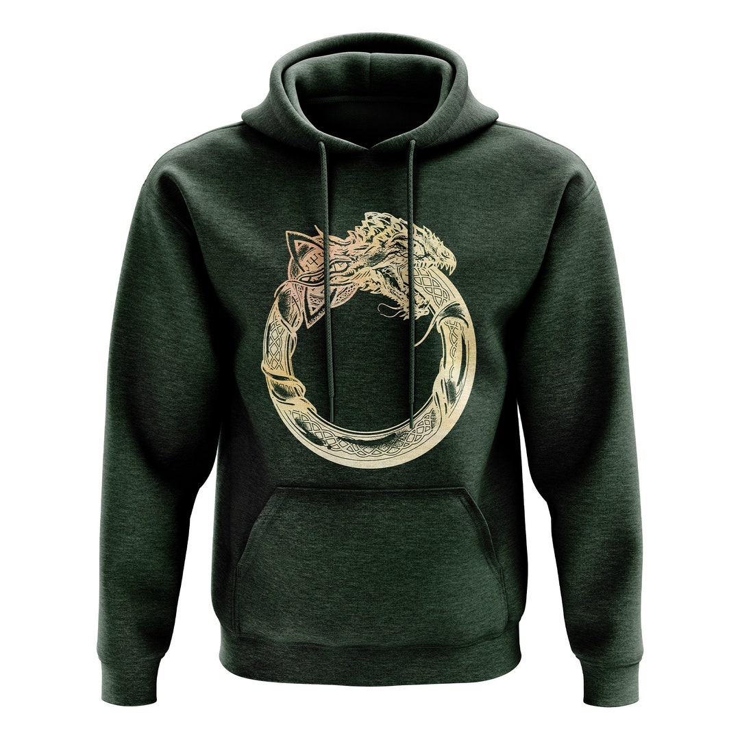 Herrenring Keltischer Drache Wolframkarbid Ring Herren - Keltischer Drache  Mit Violettem Zirkonia | 8mm Breite Keltischer Drache Ring Wolfram Violett  Zirkonia, image size:1080x1080