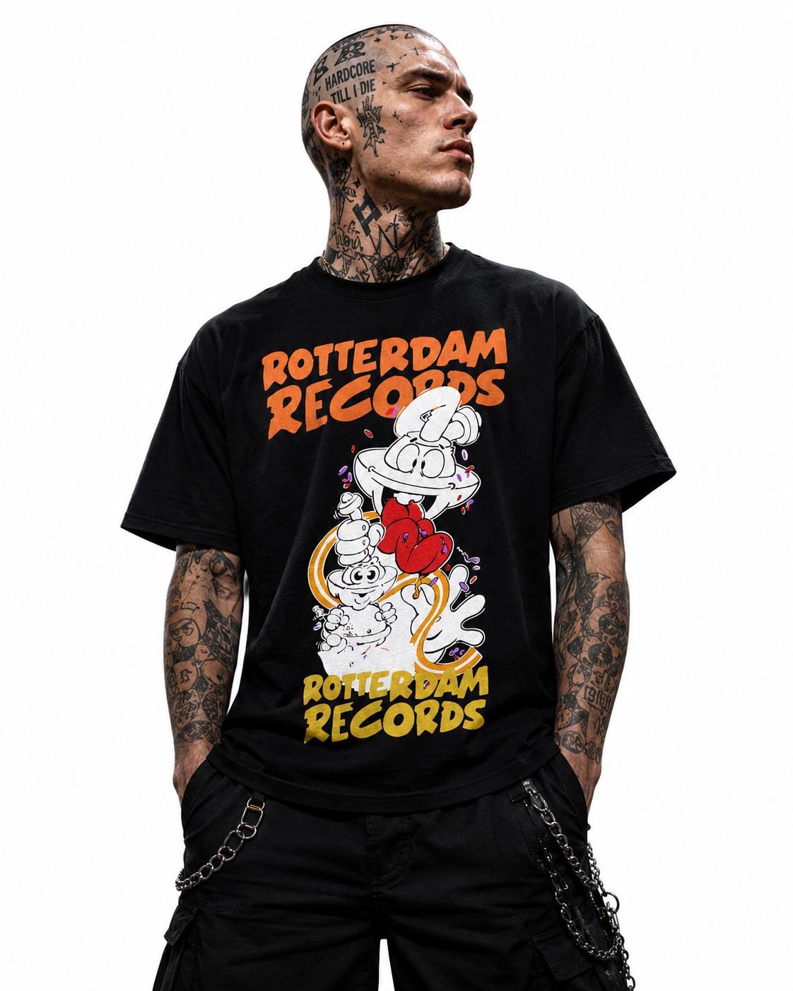 Rotterdam Records T-shirt: 90s Gabber Hakken Rave Tee - Etsy
