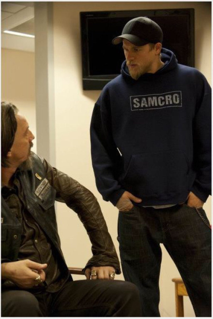 Sudadera con capucha azul marino oficial de Sons of Anarchy - Etsy España