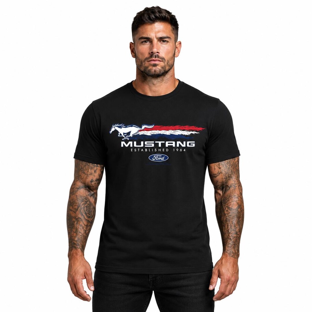Ford Mustang T Shirt 2024 Ltd Edition 60 Years Anniversary Men's T