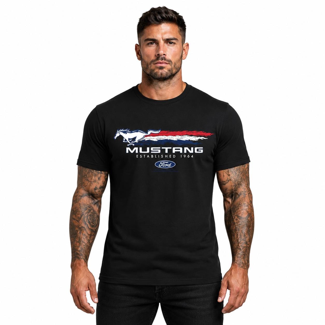 Ford Mustang T Shirt 2024 Ltd Edition 60 Years Anniversary Men's T