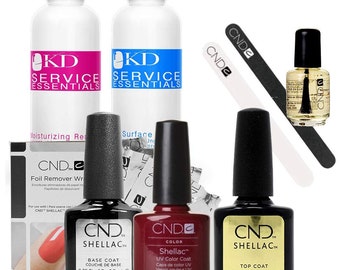 CND SHELLAC Starter Kit - Top, Base, Essentials + Colore - Decadenza