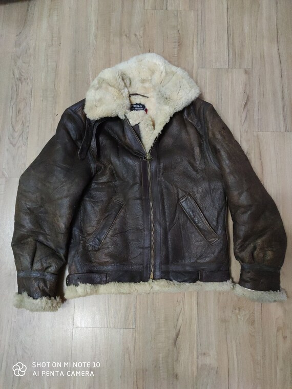 Vintage Schott Type B-3 shearling Jacket