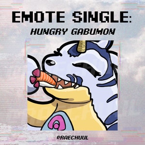 Emote Single: Hungry Guy Gabumon